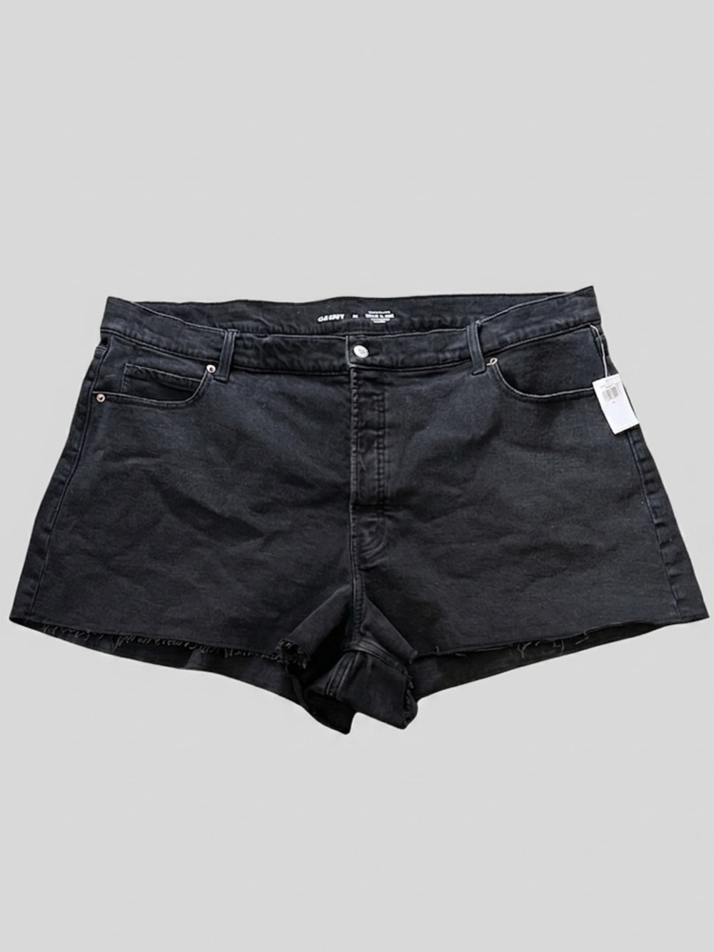 Old Navy Black High-Waisted OG Jean Shorts Sz 24